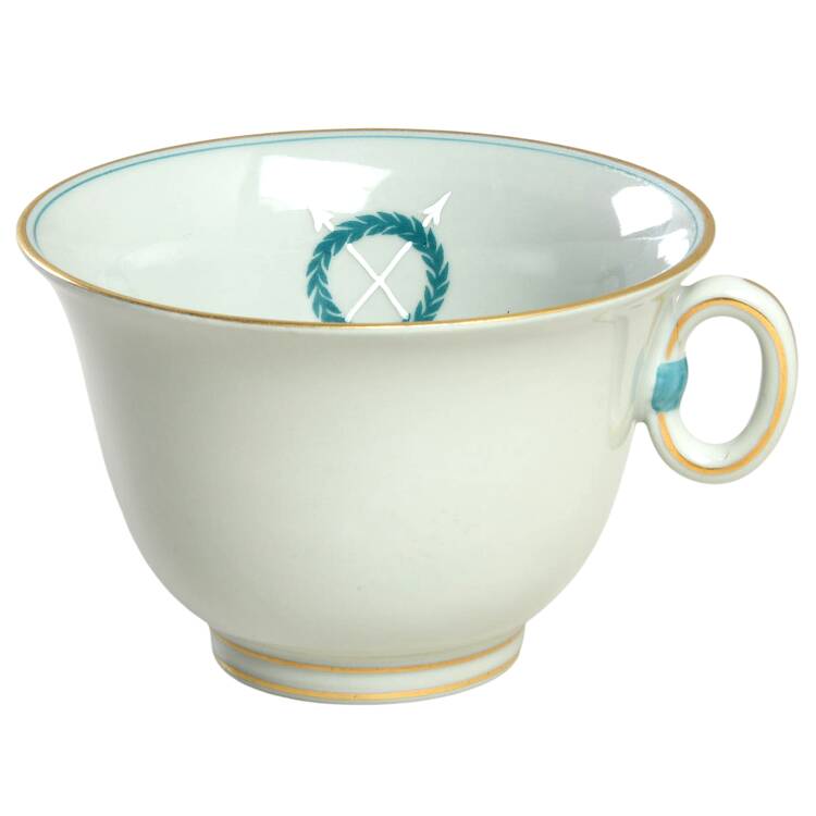 9127 Green Flat Cup