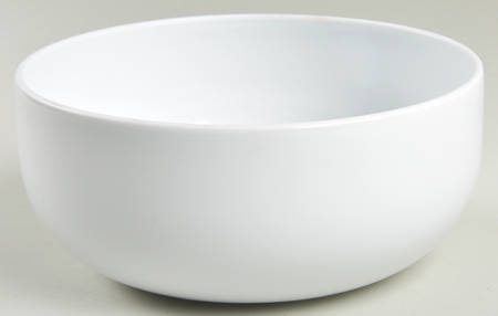 Choices White 6" Round Serving Bowl