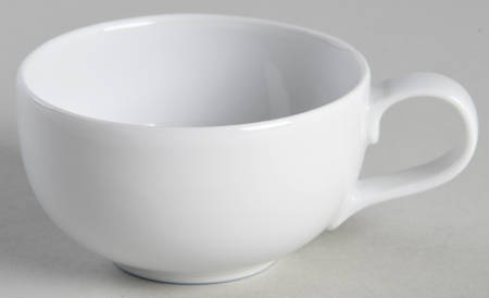Choices White Flat Demitasse Cup