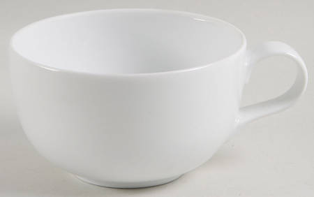 Choices White Flat Cup