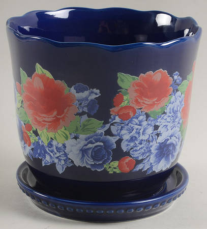 Heritage Floral 6" Planter Pot