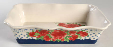 Heritage Floral 12" Rectangular Baker
