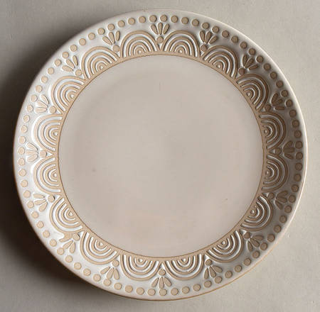 Amelia Cream (Coupe) Salad Plate