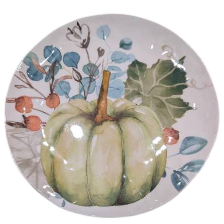 Watercolor Pumpkin Salad Plate