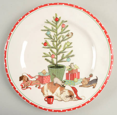 Park Avenue Puppies Christmas Morning by Pier 1