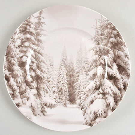 Winter Forest Dinner Plate