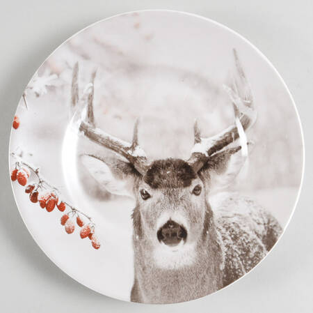 Winter Forest Salad Plate