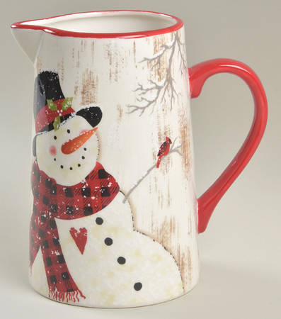 Country Snowman 48 Oz Pitcher