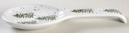 Gold Pine Tree Spoon Rest/Holder (Holds 1 Spoon)