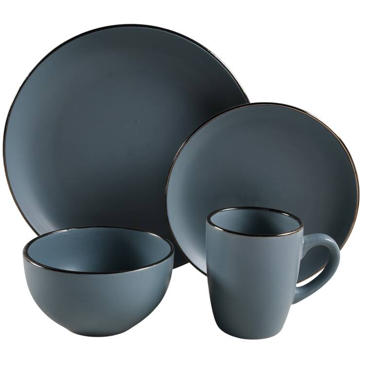 Hadlee Blue 4 Piece Place Setting