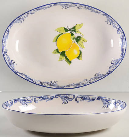 PPC12 14" Oval Vegetable Bowl