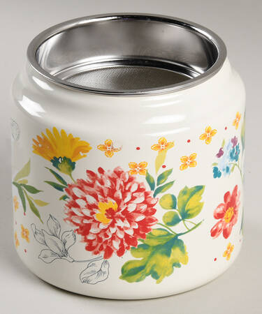 Blooming Bouquet Drip Jar w/Strainer No Lid