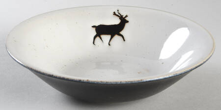 Rustic Reindeer Soup/Cereal Bowl