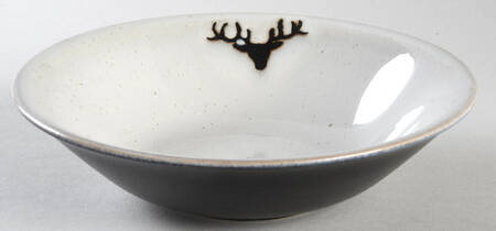 Rustic Reindeer Soup/Cereal Bowl by Pottery Barn China