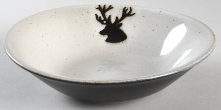 Rustic Reindeer Soup/Cereal Bowl