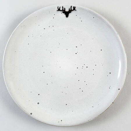 Rustic Reindeer Dinner Plate by Pottery Barn China