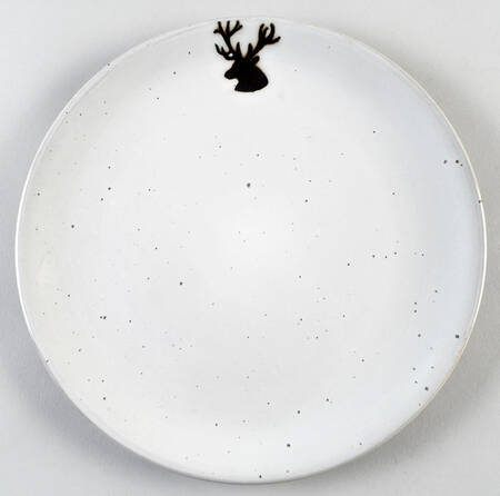 Rustic Reindeer Dinner Plate