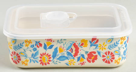 Sweet Rose 6" Nesting Bowl & Plastic Lid