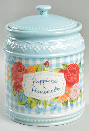 Sweet Rose Cookie Jar & Lid