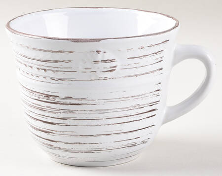 Trellis Coastal White Mug