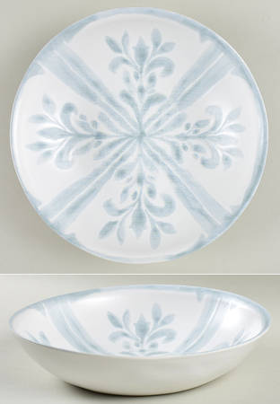 Chambray Tile 10" Round Serving Bowl