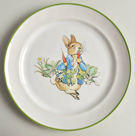 Peter Rabbit Salad Plate