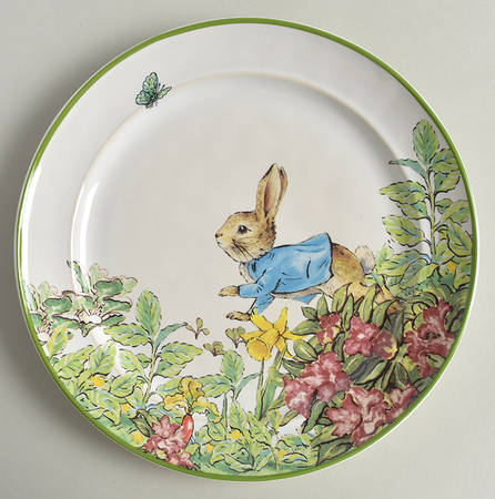 Peter Rabbit Salad Plate