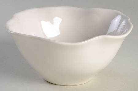 Floret Creamy White 7" All Purpose Bowl