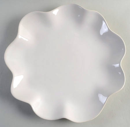 Floret Creamy White 13" Chop Plate (Round Platter)