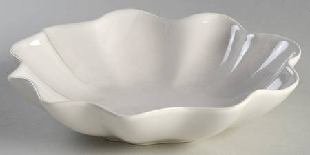Floret Creamy White 9" Individual Pasta Bowl