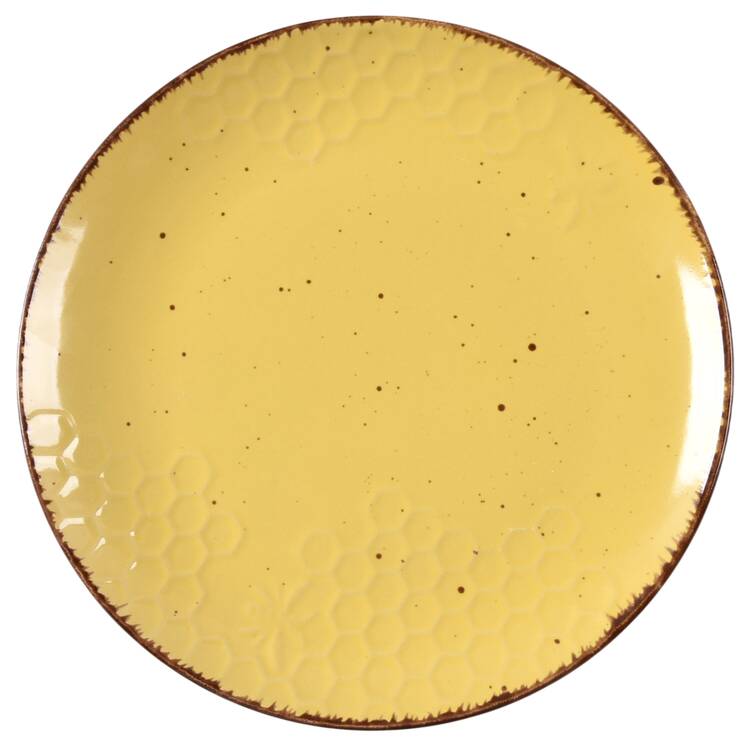 Bumble Bee Yellow Salad Plate