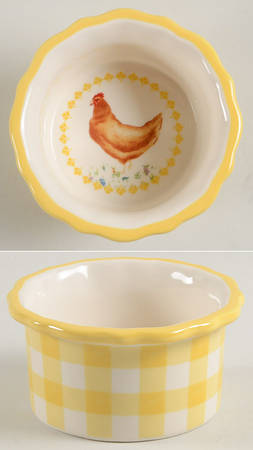 Gingham Ramekin