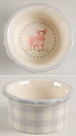 Gingham Ramekin