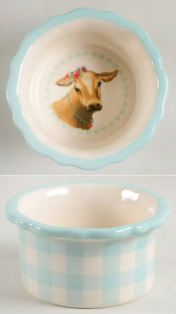 Gingham Ramekin