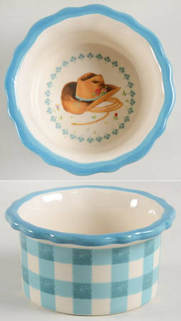 Gingham Ramekin
