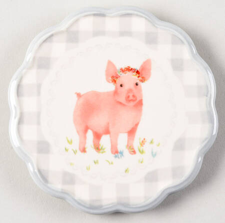 Gingham Coaster
