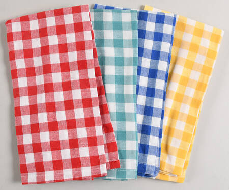 Gingham Cloth Napkin - Set of 4 Motifs (NAPC1, NAPC2, NAPC3 & NAPCM4)