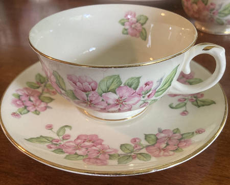 Blossom Time Footed Cup & Saucer Set