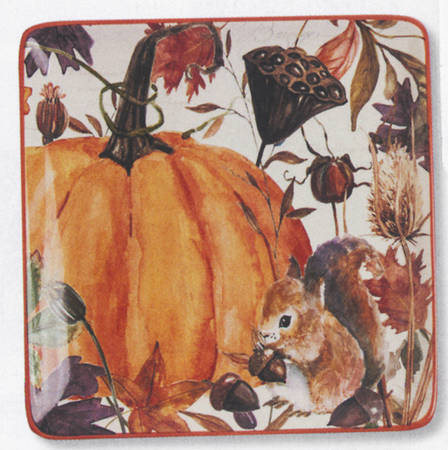 Harvest Home 11" Square Serving Platter
