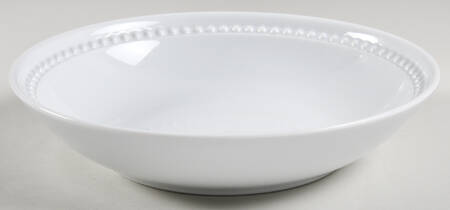 Beaded 9" Individual Pasta Bowl