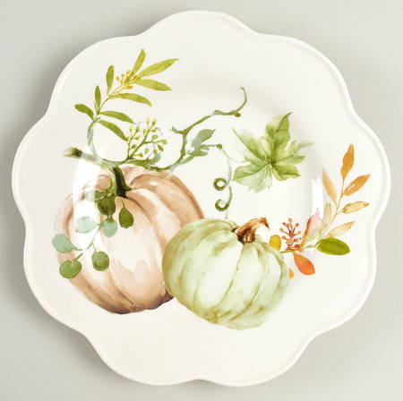 Blue Harvest Salad Plate