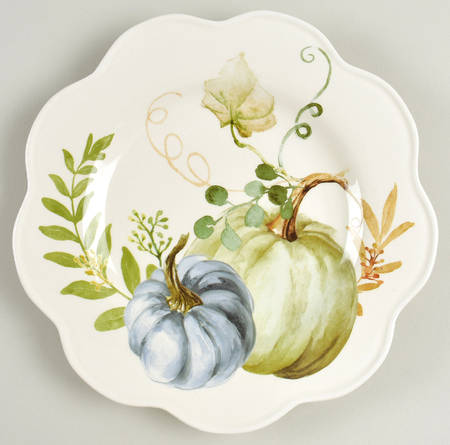 Blue Harvest Salad Plate