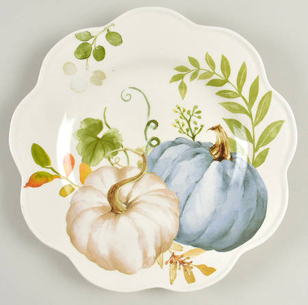 Blue Harvest Salad Plate