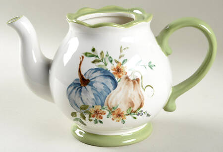 Blue Harvest Teapot No Lid