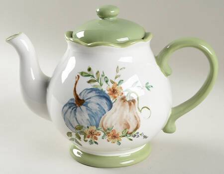 Blue Harvest Teapot & Lid