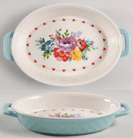 Sweet Romance 10" Oval Baker