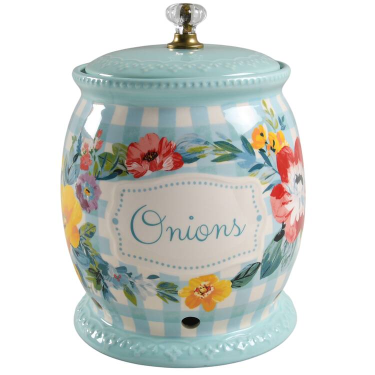Sweet Romance Onion Jar & Lid