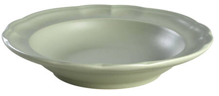 Tea Rose Holiday Large Rim Accent Soup Bowl