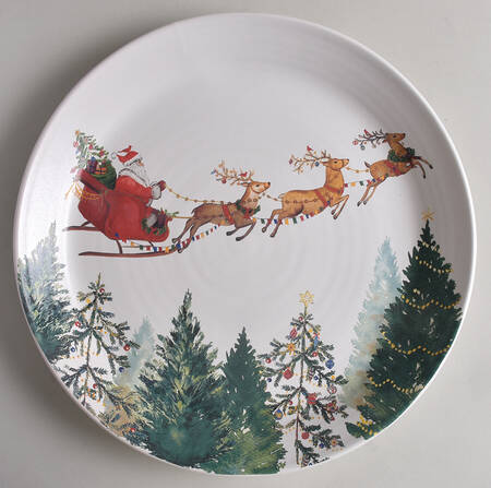Christmas in the Country Service Plate (Charger/Platter)