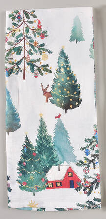 Christmas in the Country Cloth Kitchen Towel